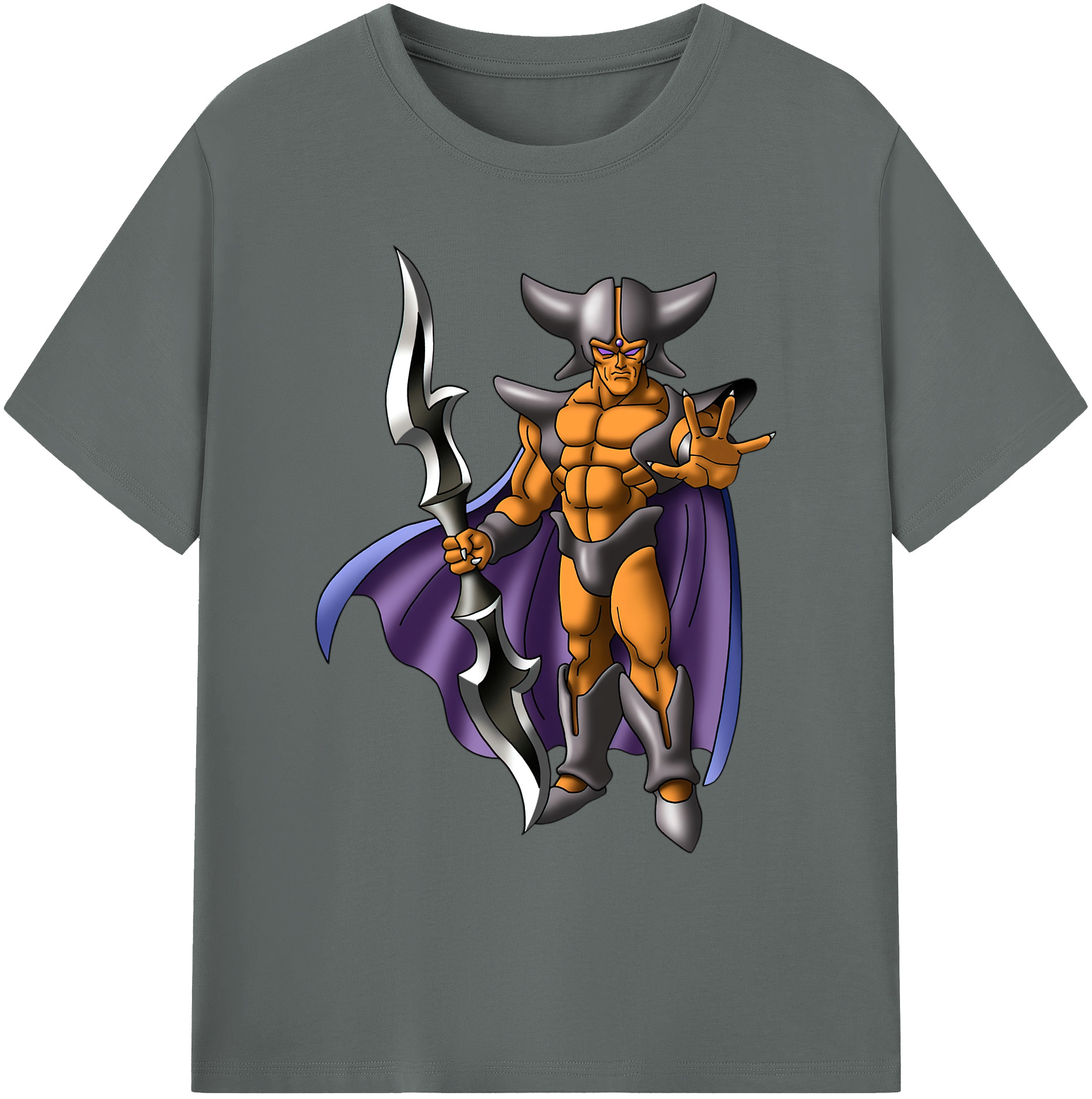 （画像用） ドラゴンクエスト Doragon Kuesuto Dragon Quest 綿100％ メンズ半袖Tシャツ｜肌触りやわらか＆通気性